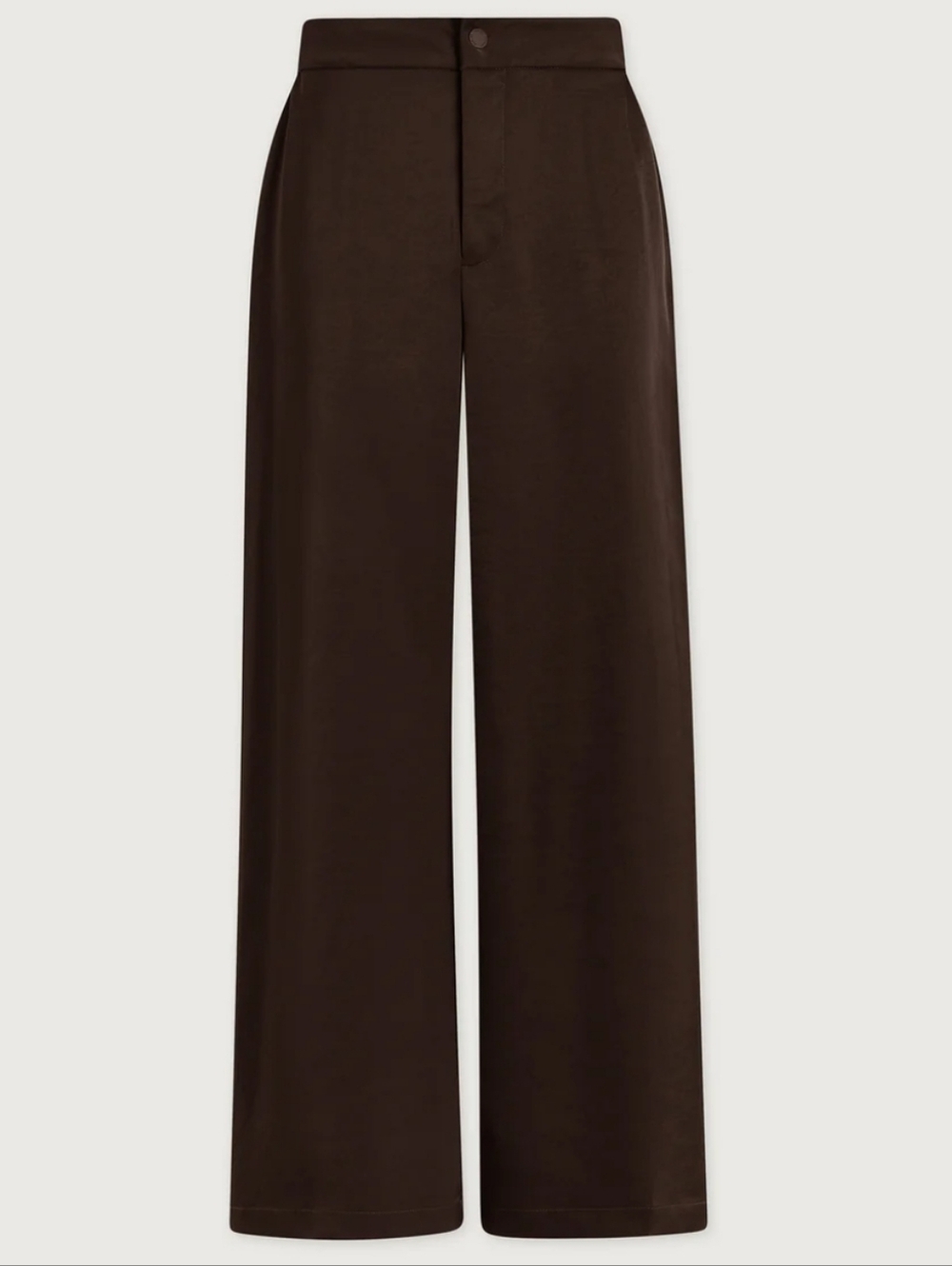 Varley Bryden 2.0 Wide Leg Pant 29.5 Semi Gloss Satin Brown Size Medium - Picture 3 of 16